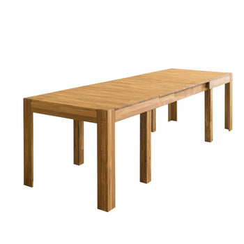 Tavolo allungabile 160-200 cm in legno con gambe antracite - Carson