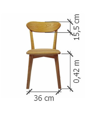 NordicStory Set di tavoli in legno massiccio MINI 2 e due sedie ISKU