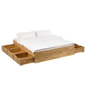 NordicStory Sofia Testata per camera da letto in legno massiccio di quercia scandinava