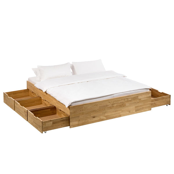 NordicStory Sofia Testata per camera da letto in legno massiccio di quercia scandinava