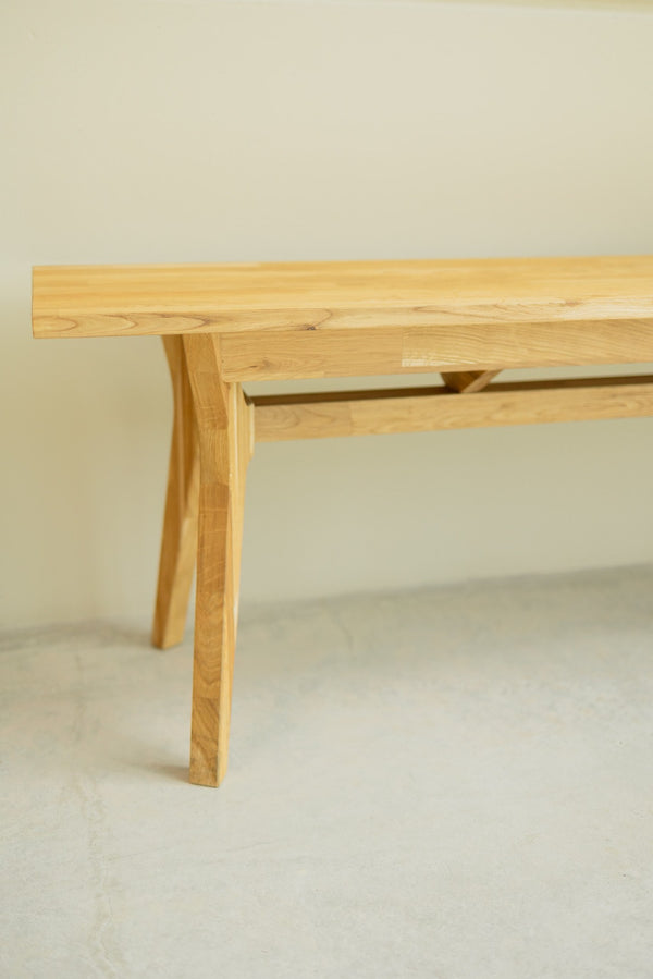 NordicStory Panca in legno massiccio di quercia sostenibile