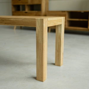 NordicStory Panca rustica in legno massiccio di quercia sostenibile