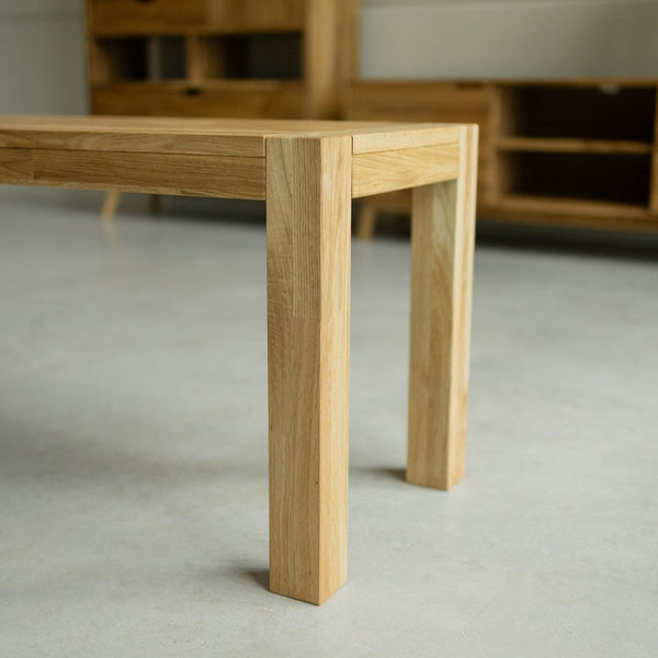 NordicStory Panca rustica in legno massiccio di quercia sostenibile