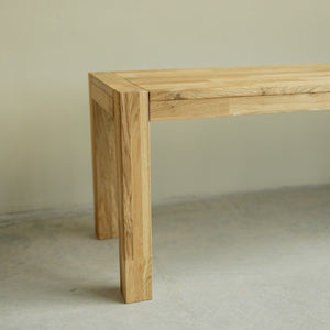 NordicStory Panca rustica in legno massiccio di quercia sostenibile