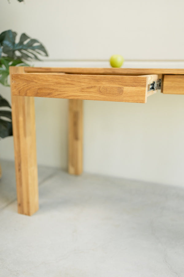 NordicStory Scrivania sostenibile in legno massiccio di quercia Design rustico 