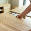 NordicStory Tavolo da pranzo allungabile in legno massiccio di quercia 