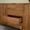 NordicStory Madia Cassettiera in rovere massiccio Escandi 3 160 x 45 x 84,5 cm.
