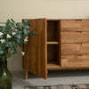 NordicStory Madia Cassettiera in rovere massiccio Escandi 3 160 x 45 x 84,5 cm.