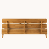Letto matrimoniale in legno massiccio NordicStory Cma in rovere massiccio sostenibile