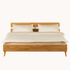 Letto matrimoniale in legno massiccio NordicStory Cma in rovere massiccio sostenibile