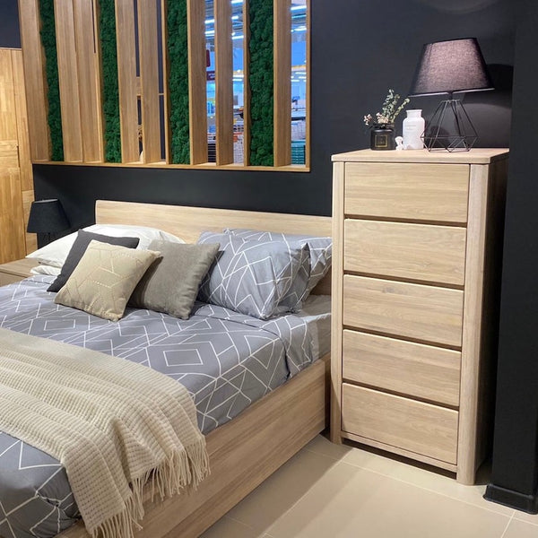 NordicStory Sideboard Dresser Cassettiera in rovere massiccio