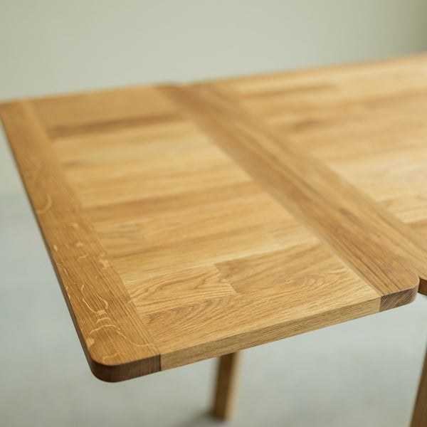 NordicStory Tavolo da pranzo allungabile in legno massiccio di quercia sostenibile