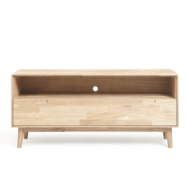 Porta TV in rovere massiccio Escandi 2 Roble.Store NordicStory
