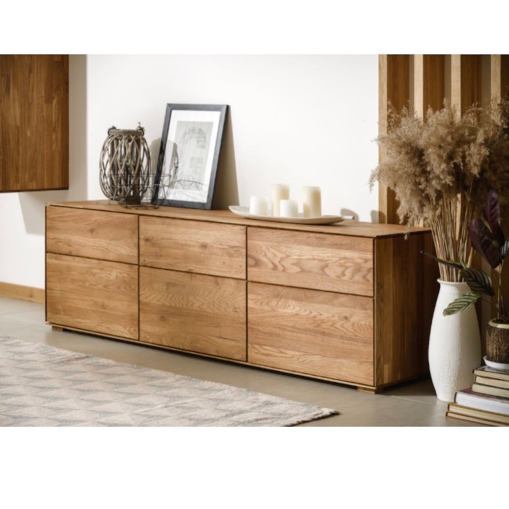 Porta TV NordicStory in legno massiccio di quercia 