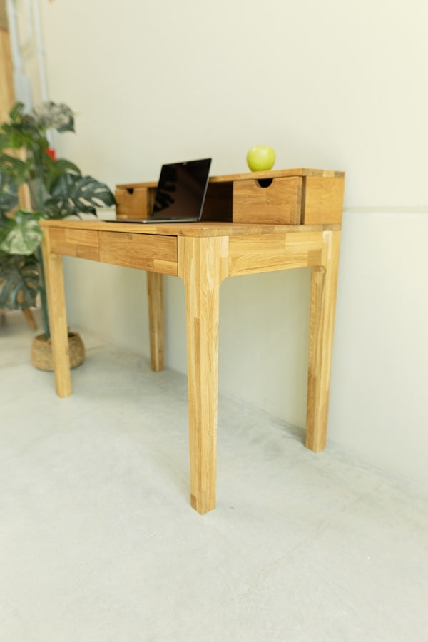 NordicStory Tavolo da scrivania in legno massiccio di quercia sostenibile
