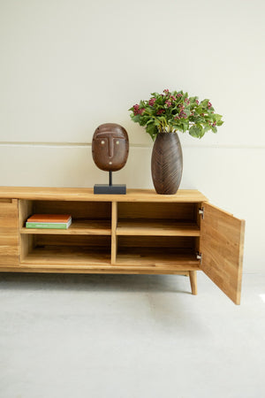  Porta TV NordicStory in legno massiccio di quercia sostenibile