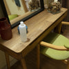 NordicStory Tavolo da toilette e scrivania in rovere massiccio 