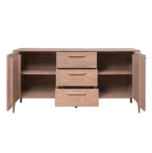 NordicStory Sideboard Dresser Cassettiera in rovere massiccio