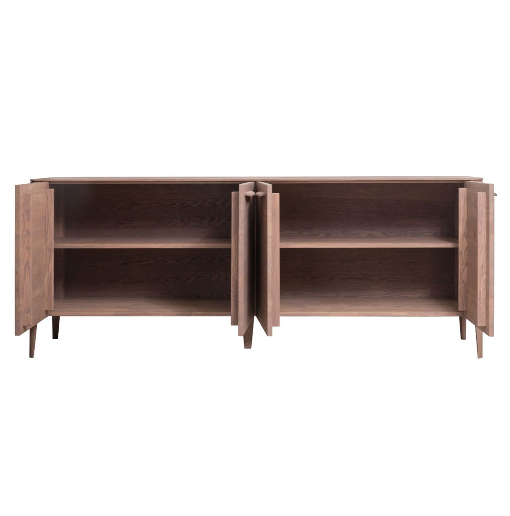 NordicStory Sideboard Dresser Cassettiera in rovere massiccio 