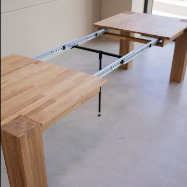 NordicStory Set di tavolo in legno massiccio Ontario e 6 sedie Provance Oak.Store