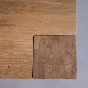 NordicStory Set di tavolo in legno massiccio Ontario e 6 sedie Provance Oak.Store