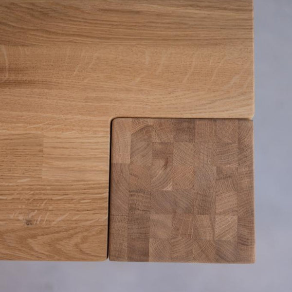 NordicStory Set di tavolo in legno massiccio Ontario e 6 sedie Provance Oak.Store