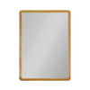 Specchio in legno massiccio NordicStory Geneva in rovere, 110 x 2,5 x 80 cm.