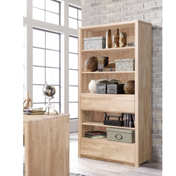 Libreria in legno massiccio di rovere Oak.Store 