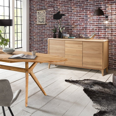 NordicStory Credenza Cassettiera in rovere massiccio Oxford 3.2.3