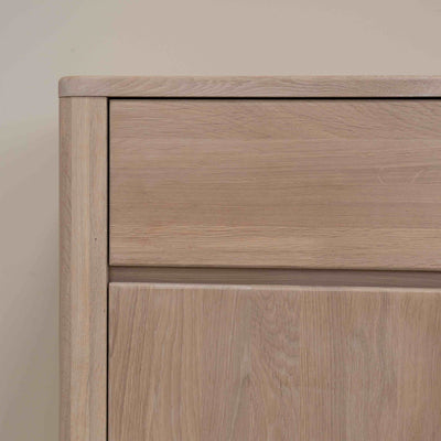 NordicStory Sideboard Dresser Cassettiera in rovere massiccio