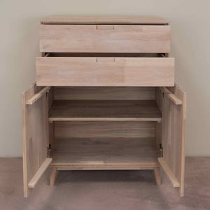 NordicStory Cassettiera Cassettiera in rovere massiccio Escandi 2 Oak.Store