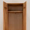 Mobile NordicStory a 2 ante in rovere massiccio di Ginevra, 60 x 45 x 200 cm.