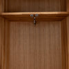 Mobile NordicStory a 2 ante in rovere massiccio di Ginevra, 60 x 45 x 200 cm.