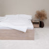 NordicStory Sofia, letto in rovere massiccio con contenitore 