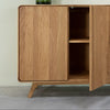 Credenza NordicStory in rovere massiccio Ginevra 1, 90 x 45 x 86 cm.