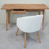 NordicStory Escandi 1 scrivania in rovere massiccio 140 x 60 x 75 cm.
