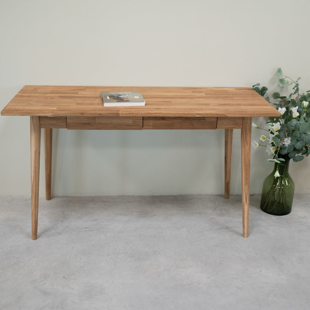 NordicStory Escandi 1 scrivania in rovere massiccio 140 x 60 x 75 cm.