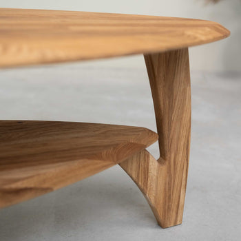 Tavolino in rovere massiccio Roble.Store
