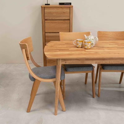Roble.Store Tavolo da pranzo rettangolare in legno massiccio di rovere 