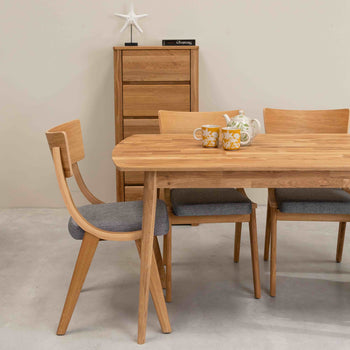 Roble.Store Tavolo da pranzo rettangolare in legno massiccio di rovere 