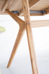NordicStory Tavolo da pranzo allungabile in legno massiccio di quercia