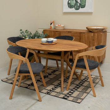 NordicStory Tavolo da pranzo allungabile in rovere massiccio Carmen Roble.Store