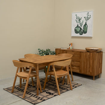 NordicStory Tavolo da pranzo allungabile in rovere massiccio Francia Roble.Store