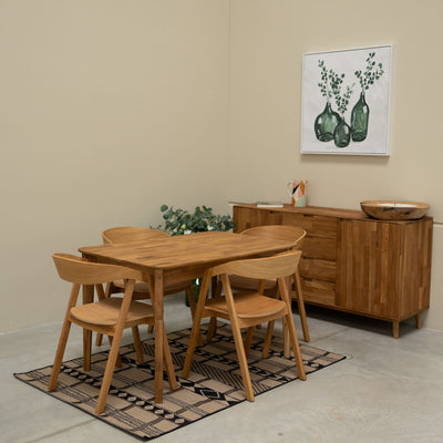 NordicStory Tavolo da pranzo allungabile in rovere massiccio Francia Roble.Store