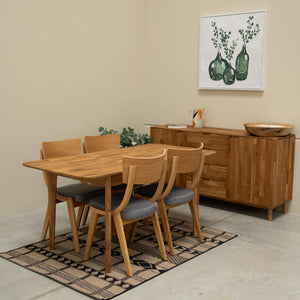 NordicStory Tavolo da pranzo allungabile in rovere massiccio Francia Roble.Store