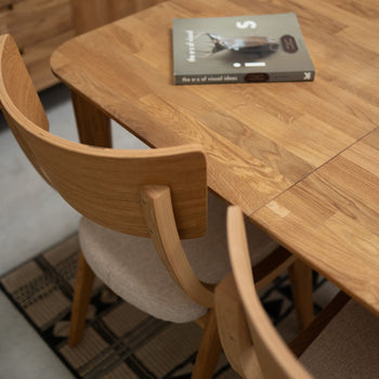 NordicStory Tavolo da pranzo allungabile in rovere massiccio Francia Roble.Store