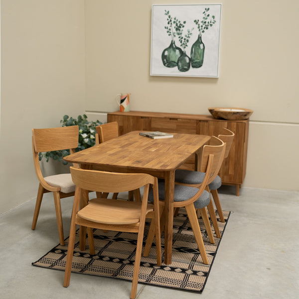 NordicStory Tavolo da pranzo allungabile in rovere massiccio Francia Roble.Store