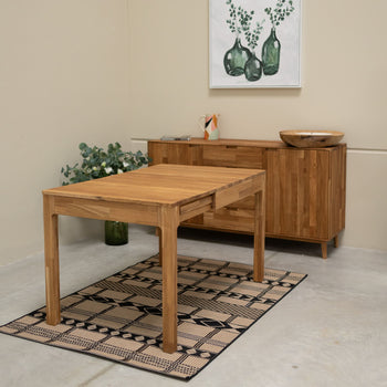 NordicStory Tavolo da pranzo allungabile in rovere massiccio "Marsi" Oak.Store