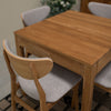 Veskor Confezione da 2 o 4 sedie da pranzo in rovere massiccio Maxwell, rivestite in rovere grigio.Store