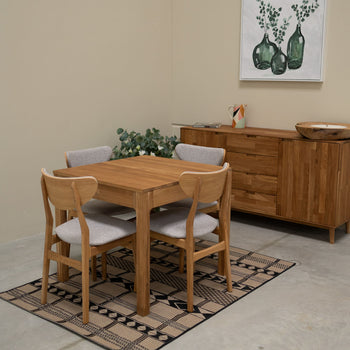 NordicStory Tavolo da pranzo allungabile in rovere massiccio Marsi Roble.Store
